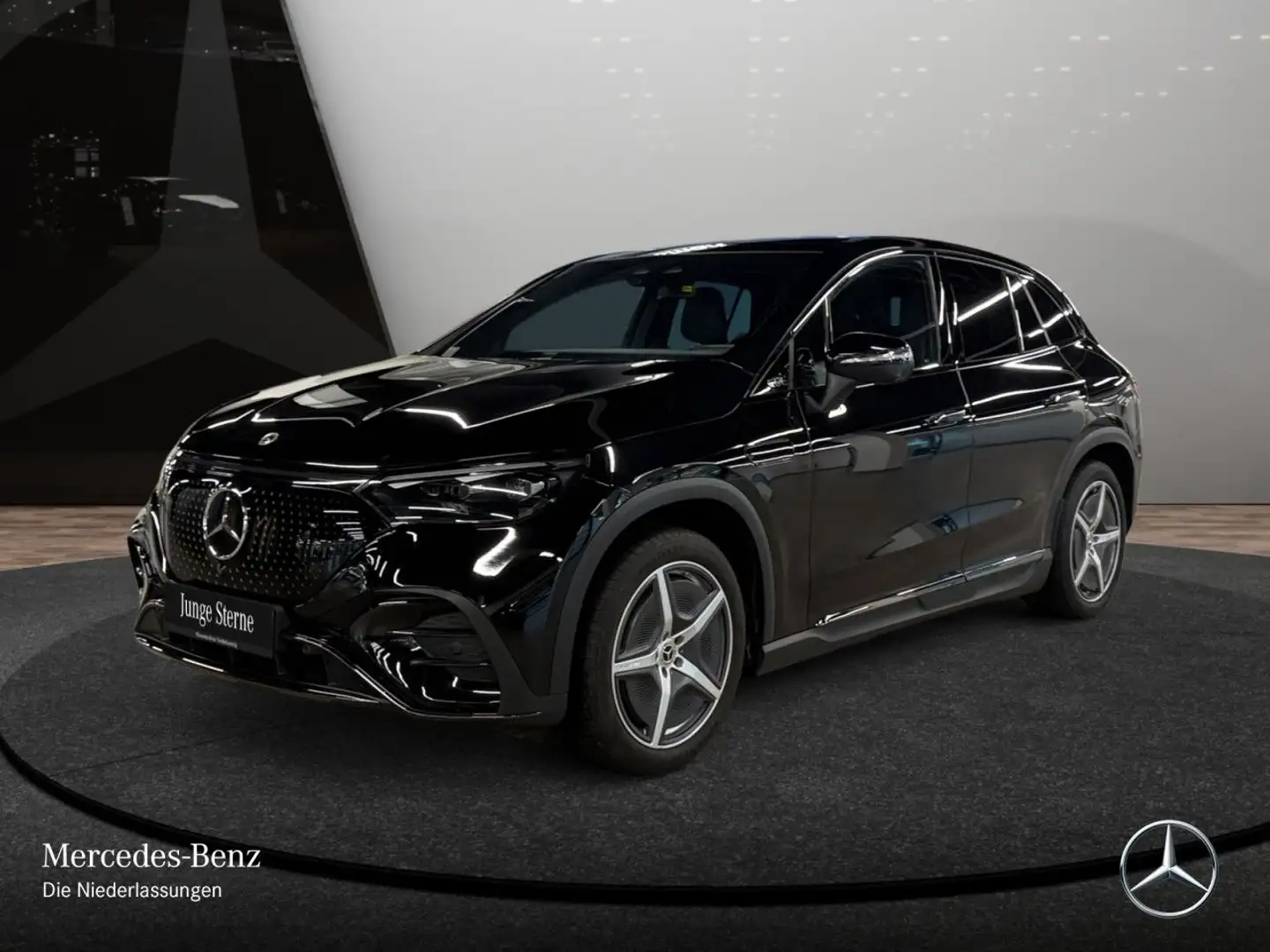 Mercedes-Benz EQE SUV EQE 350 4M AMG+NIGHT+PANO+360+AHK+BURMESTER Negru - 2
