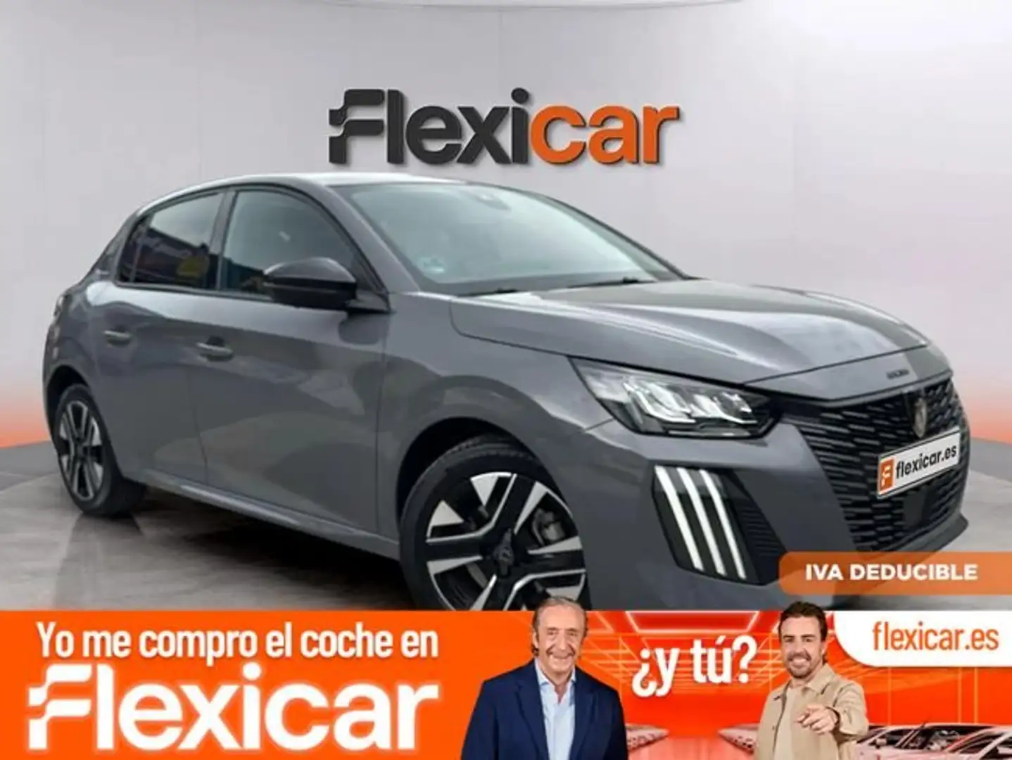 Peugeot 208 Allure Gasolina 100 S&S 6 Vel. MAN Gris - 1