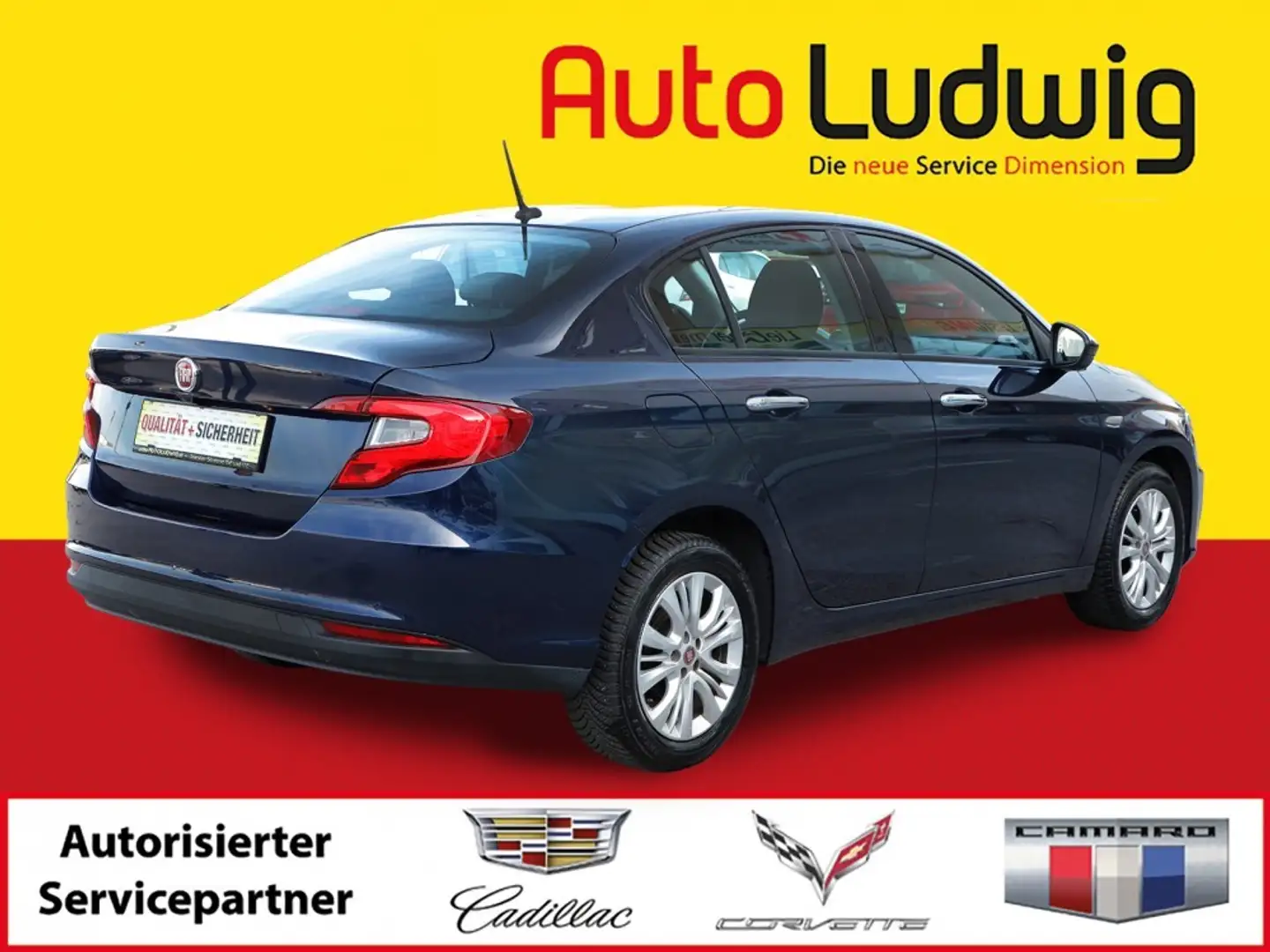 Fiat Tipo 1,4 16V 95 Lounge*CAR PLAY*PDC*R-KAMERA*SHZ*TEM... Blau - 2