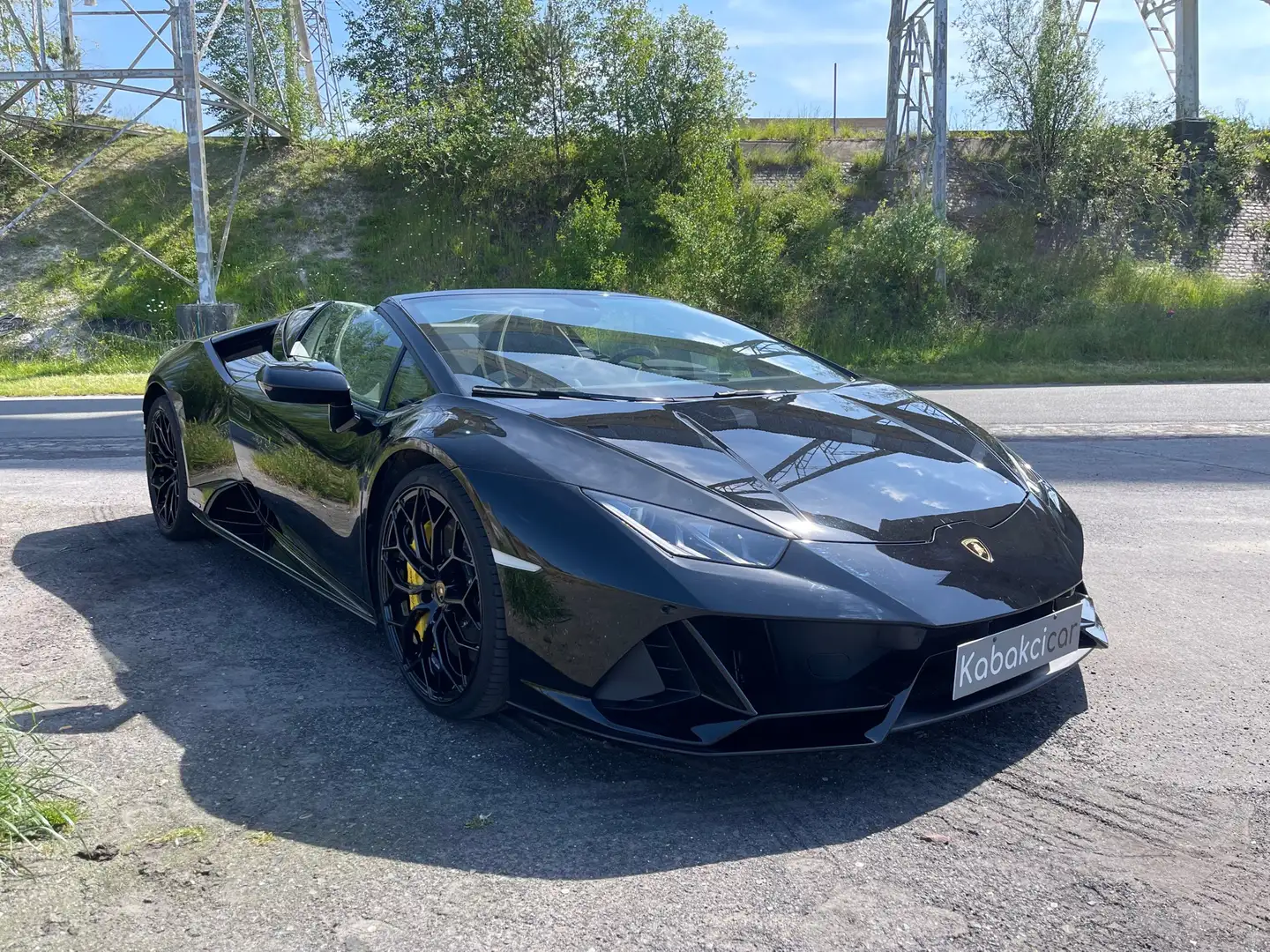 Lamborghini Huracán 5.2i V10 40v LP640-4 Evo Spider Lift/ BELGIAN CAR Noir - 1