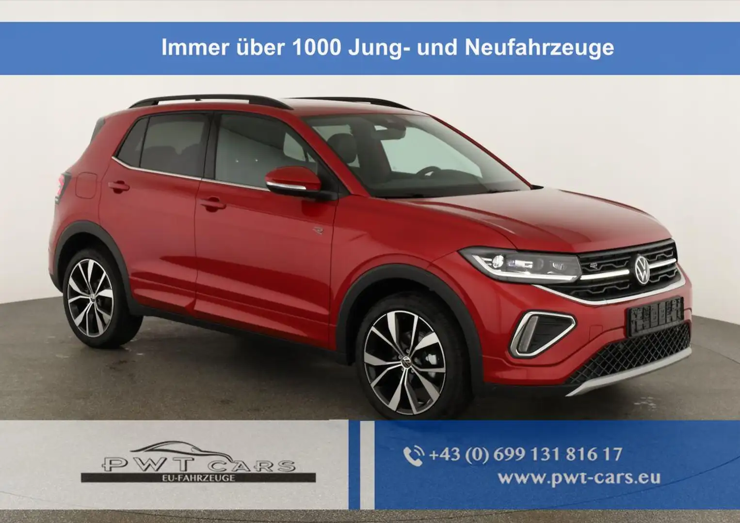 Volkswagen T-Cross 1.5 TSI 110 kW R-Line DSG R-Line, AHK, IQ.Light... Rot - 1
