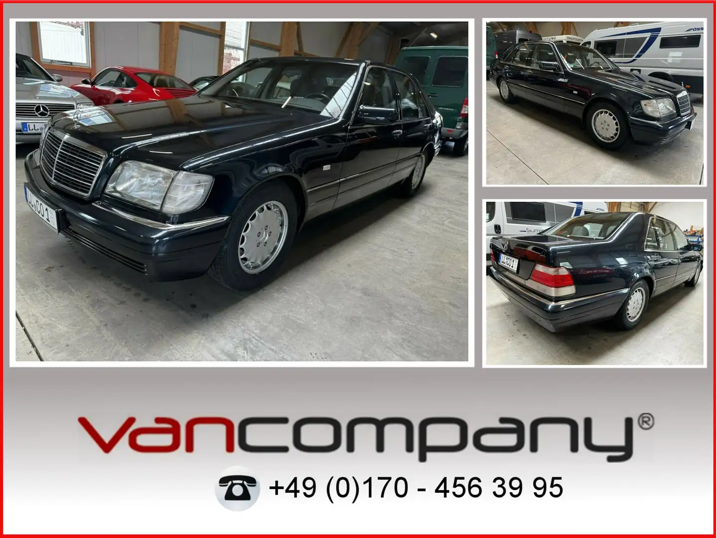 Mercedes-Benz S 320 W 140 2. Hand Scheckheft Mercedes Noir - 1