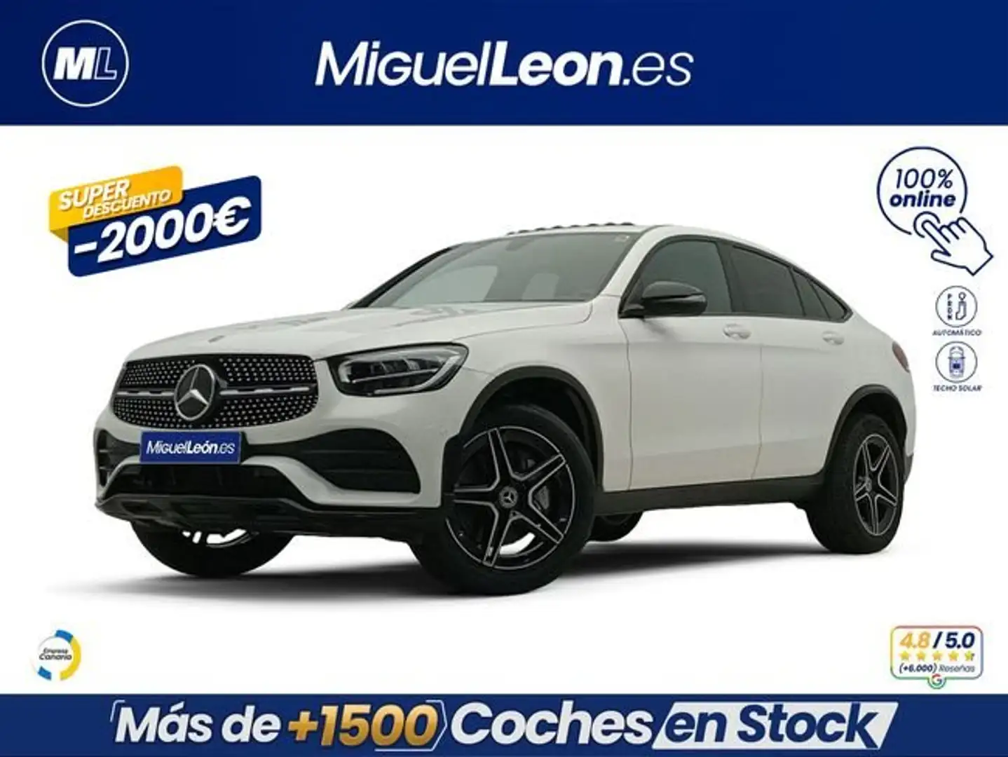 Mercedes-Benz GLC 300 de 4MATIC Blanco - 1