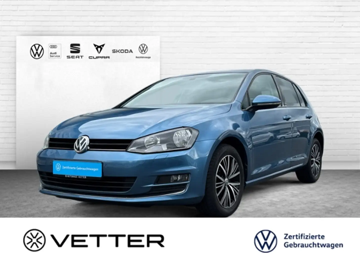 Volkswagen Golf VII 1.4 TSI Allstar KLIMA NAVI ALU Blu/Azzurro - 2