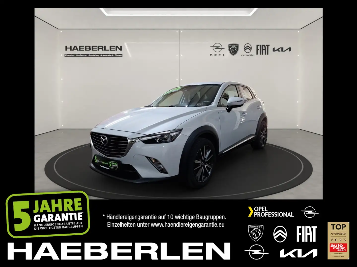 Mazda CX-3 2.0 SKYACTIV-G 120 Sports-Line LED+SHZ+Kam. Bianco - 1