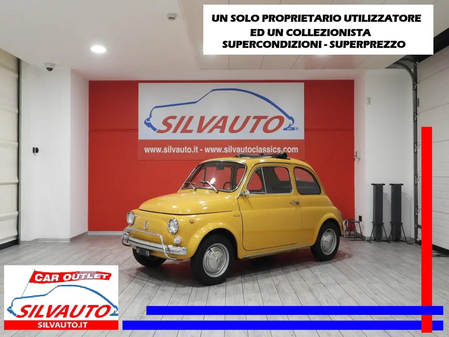 Fiat 500 L (110 F) - SUPERCONDIZIONI - SUPERPREZZO (1972) Giallo - 1