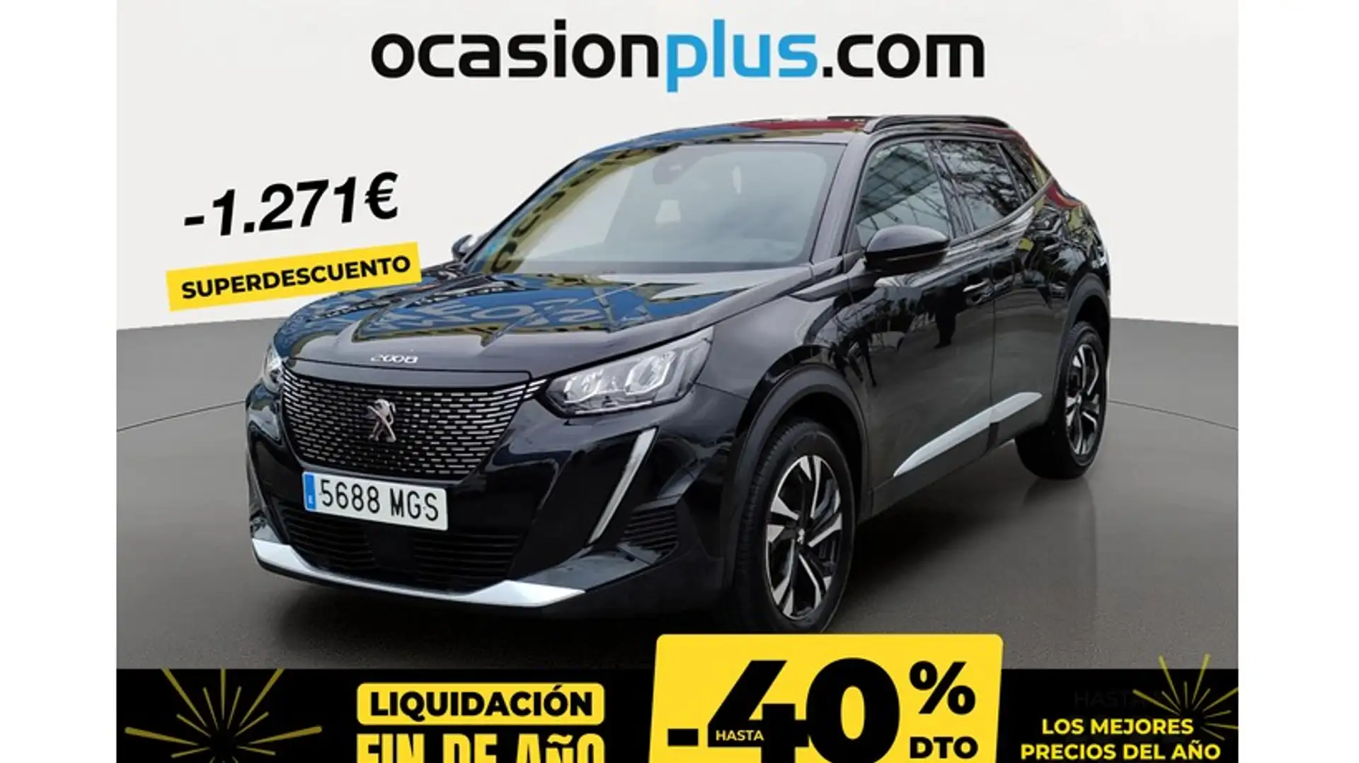 Peugeot 2008 1.2 PureTech S&S Allure Pack 130 Noir - 1