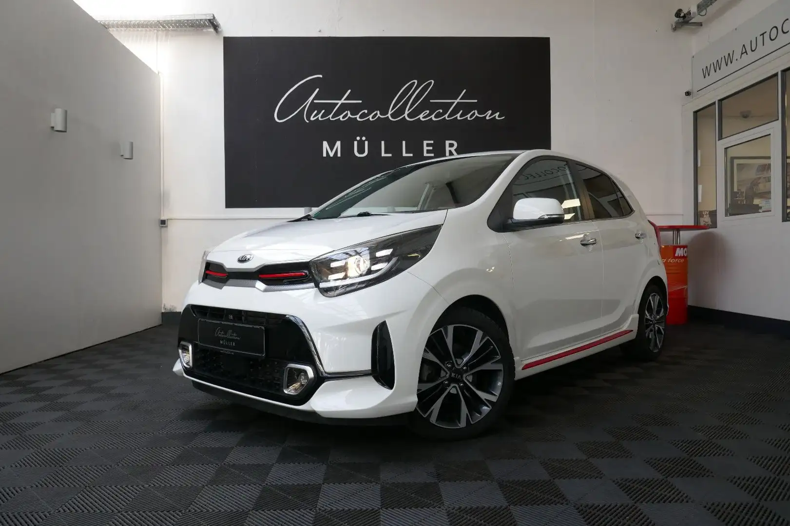 Kia Picanto GT-Line *Leder*Navi*SSD*Sitzhz*Garantie* Blanc - 1