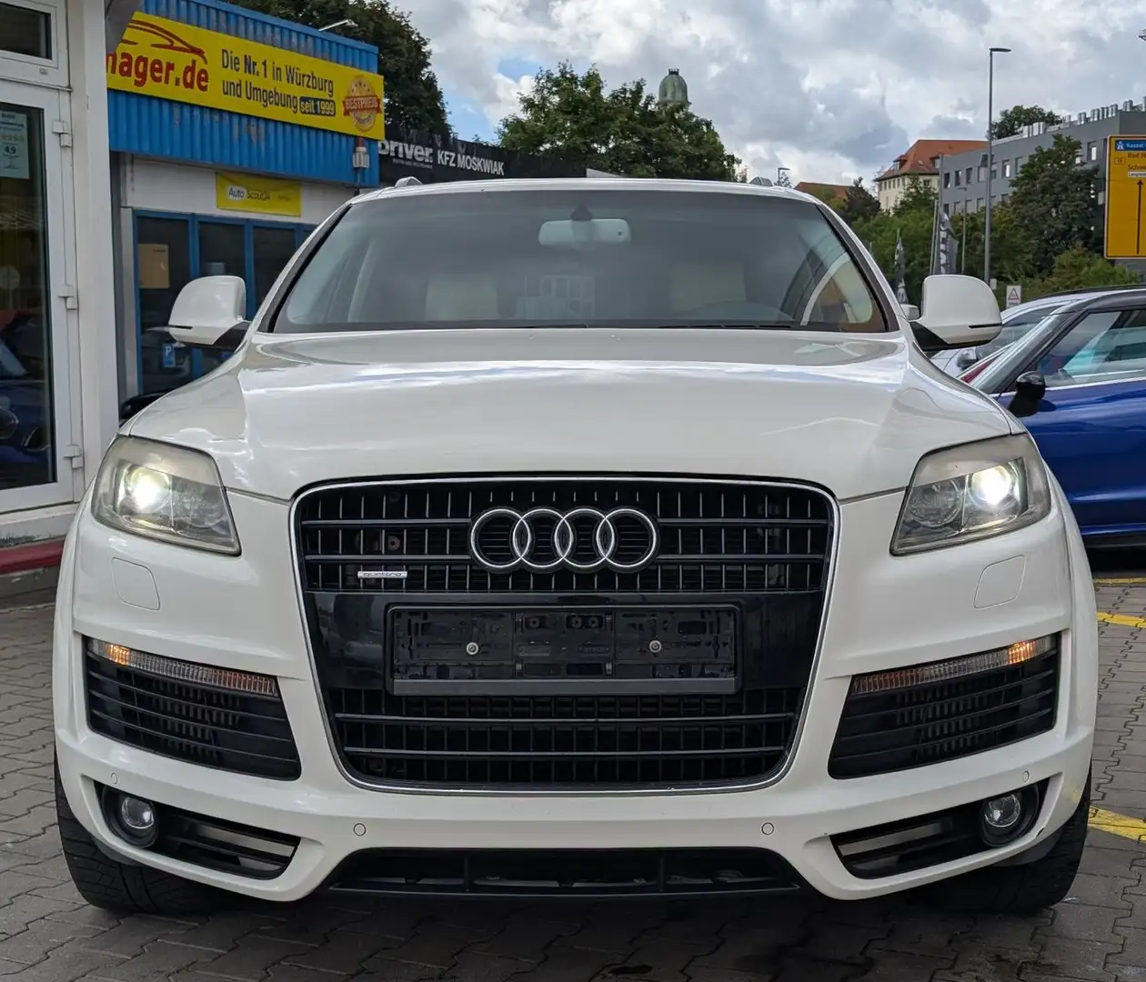 Audi Q7 4.2 TDIquattro*S-Line*ACC*AHK*SH*MMI*Tüv03.27 Weiß - 2