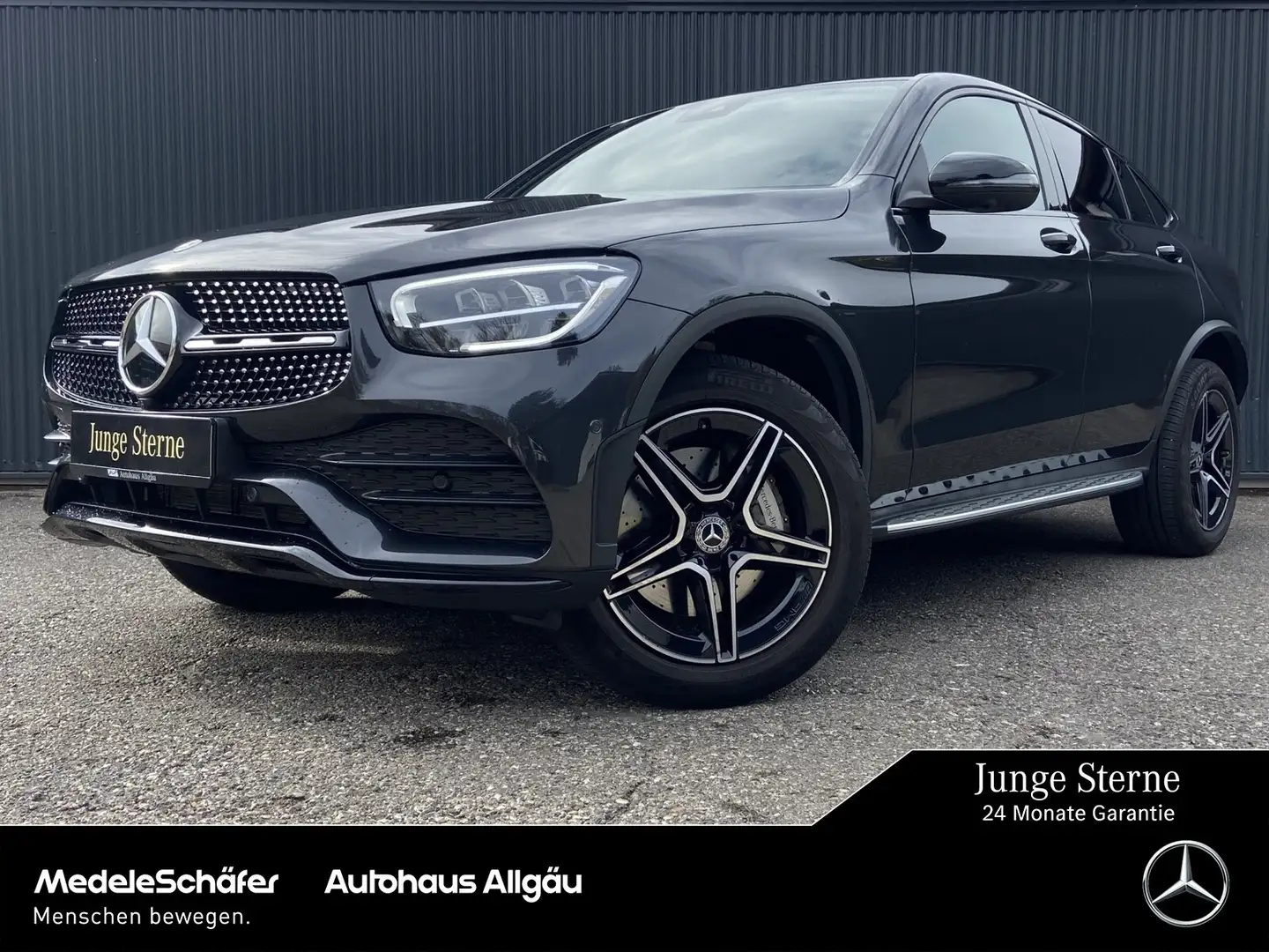 Mercedes-Benz GLC 300 GLC 300 e 4M Coupé AMG Night Distro ShD 360 Keyl Grau - 1