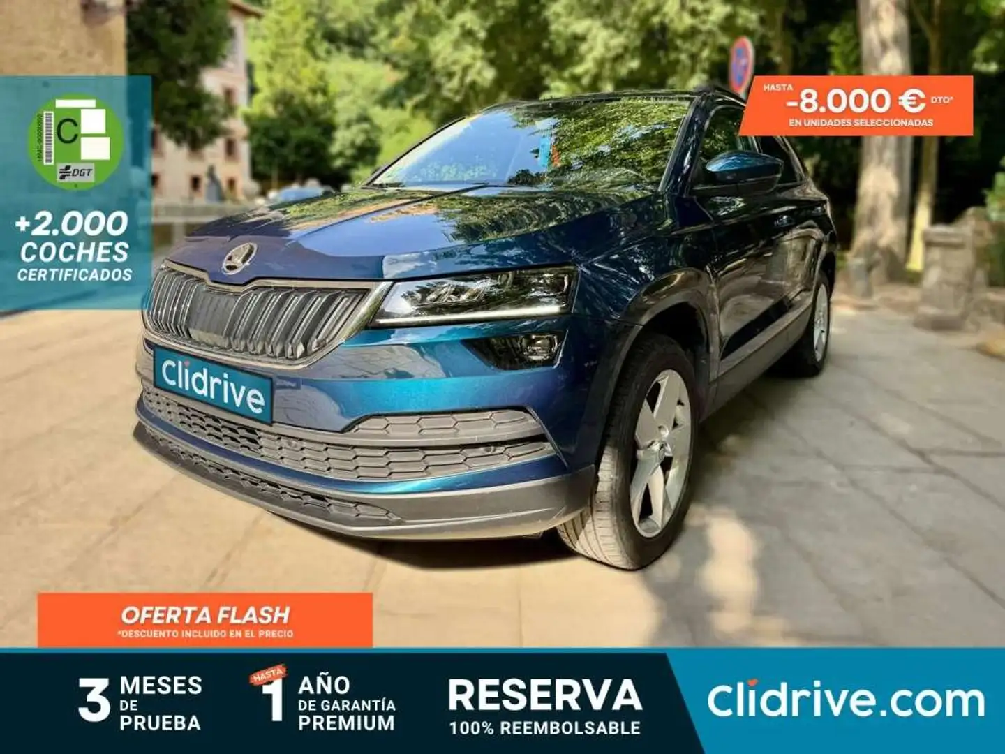 Skoda Karoq 1.0 TSI Ambition DSG Bleu - 1