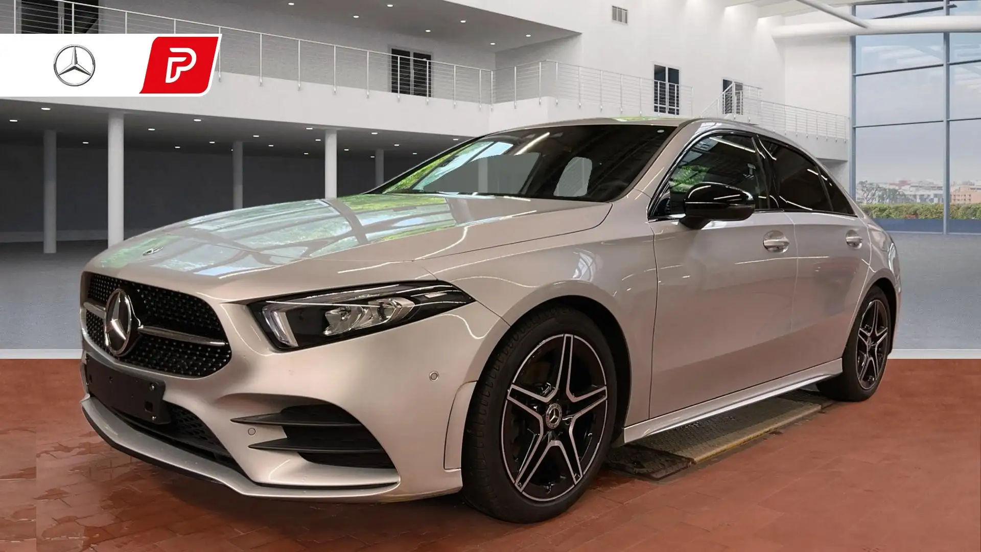 Mercedes-Benz A 200 *7G-DCT**AMG-PAKET**LED**NAVI*MBUX Grijs - 1