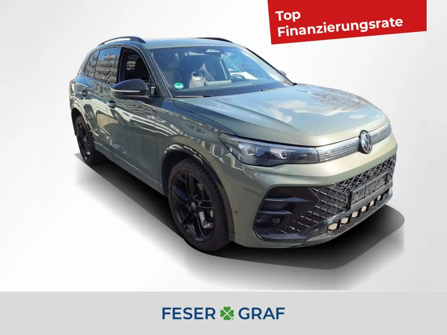 Volkswagen Tiguan 1.5 TSI R-Line DSG ACC / DAB+ / IQ.LIGHT / Navigat Grün - 1