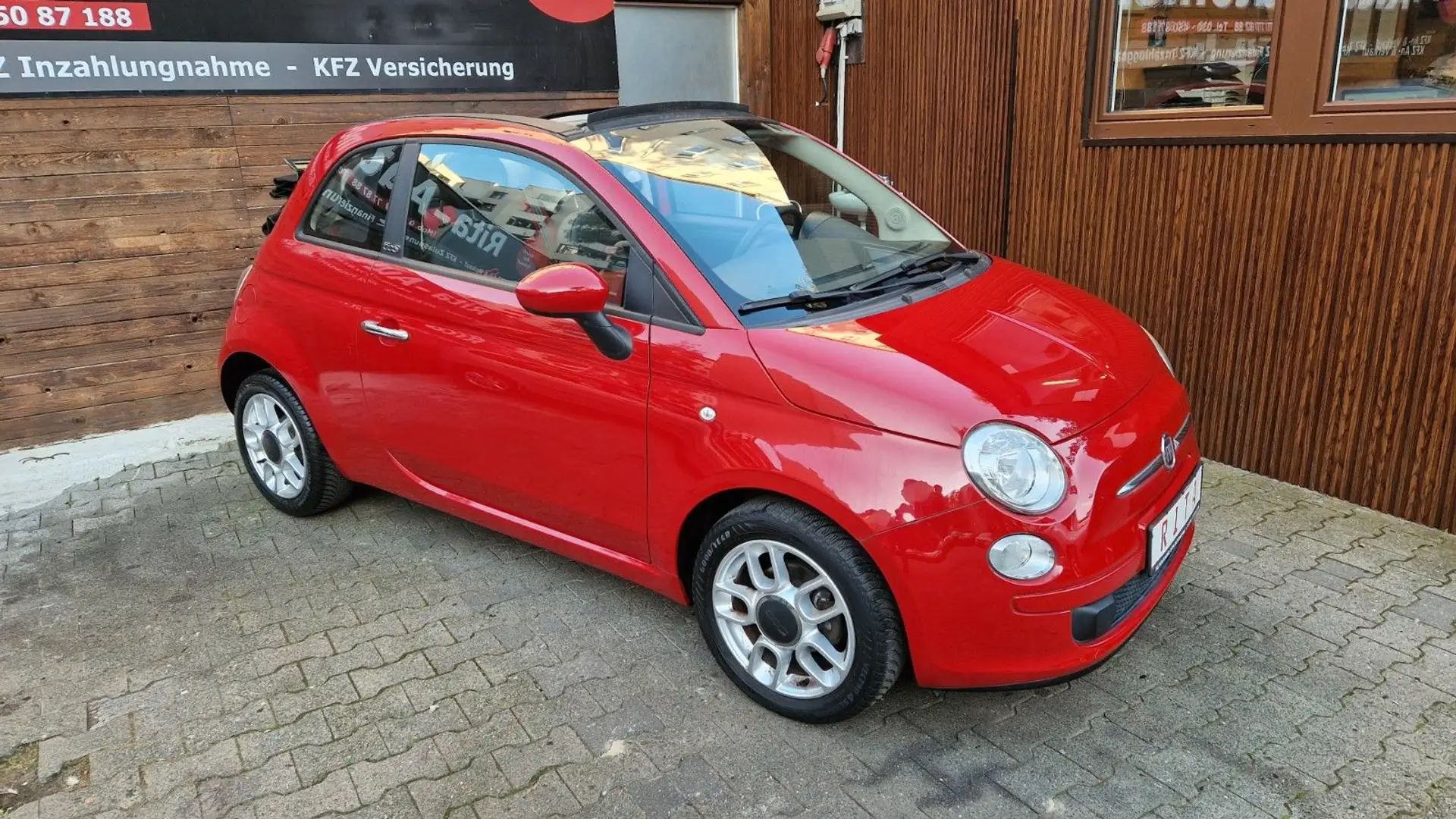 Fiat 500 Pop Star Cabrio, PDC, Klima, Tüv Neu, 1 Hand Rot - 2