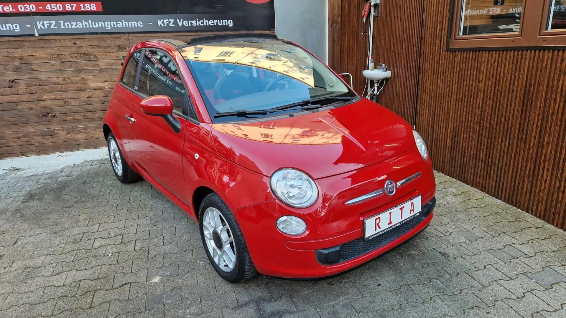 Fiat 500 Pop Star Cabrio, PDC, Klima, Tüv Neu, 1 Hand Rot - 1