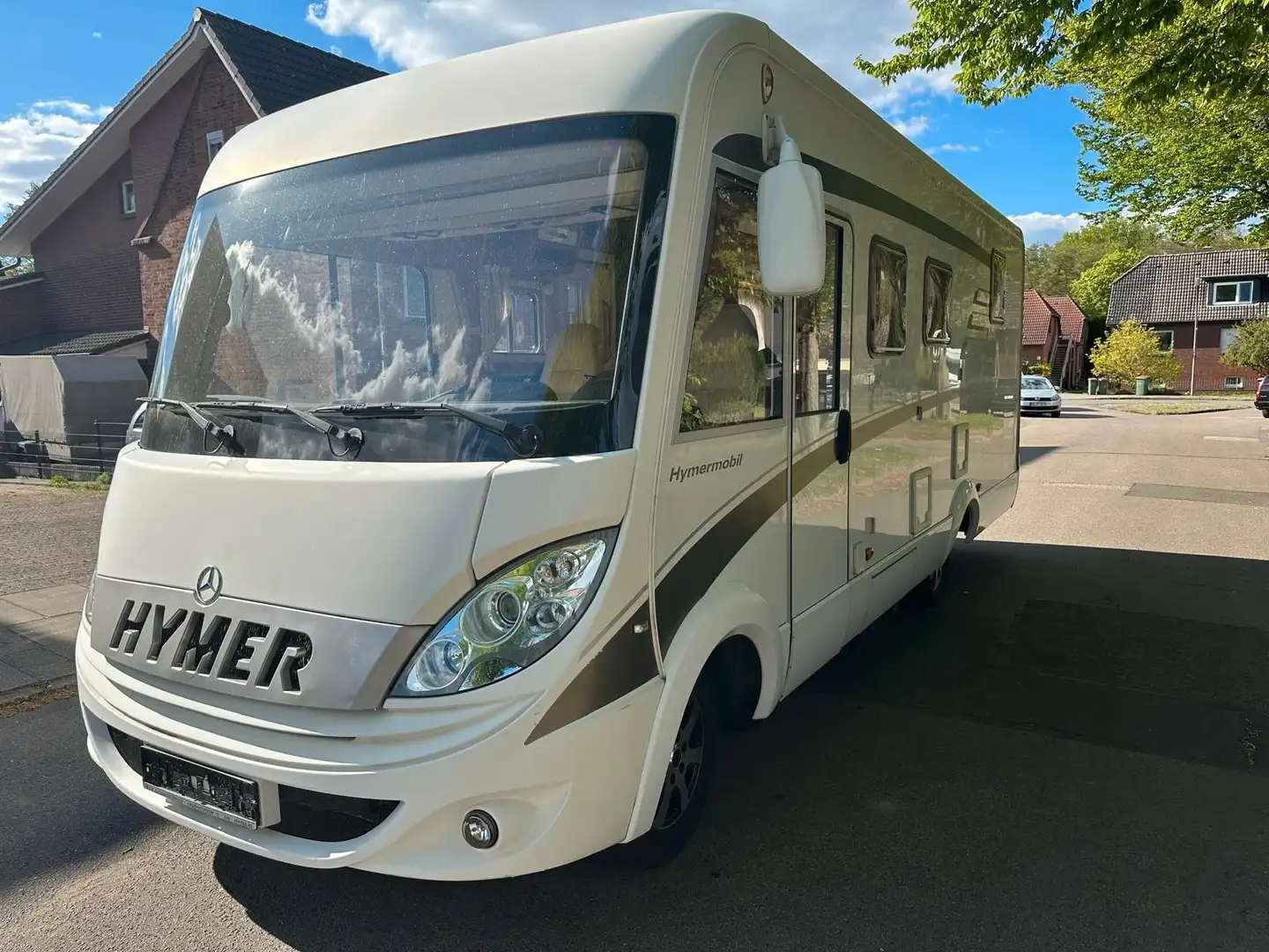 Hymer/Eriba B 585 SAT/TV-Leder-Solar-Markiese-AHK-Automatik Blanc - 1