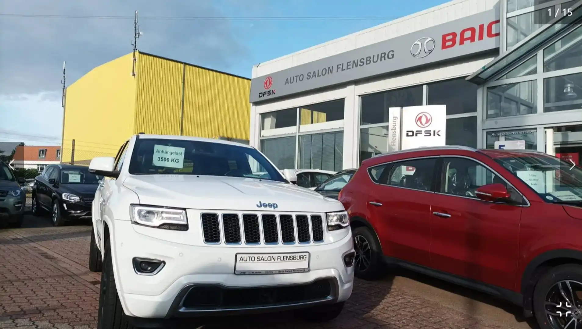 Jeep Grand Cherokee 3.0l Overland 3,5 T AHK Last*Vollaussta*Leder*Navi Weiß - 1