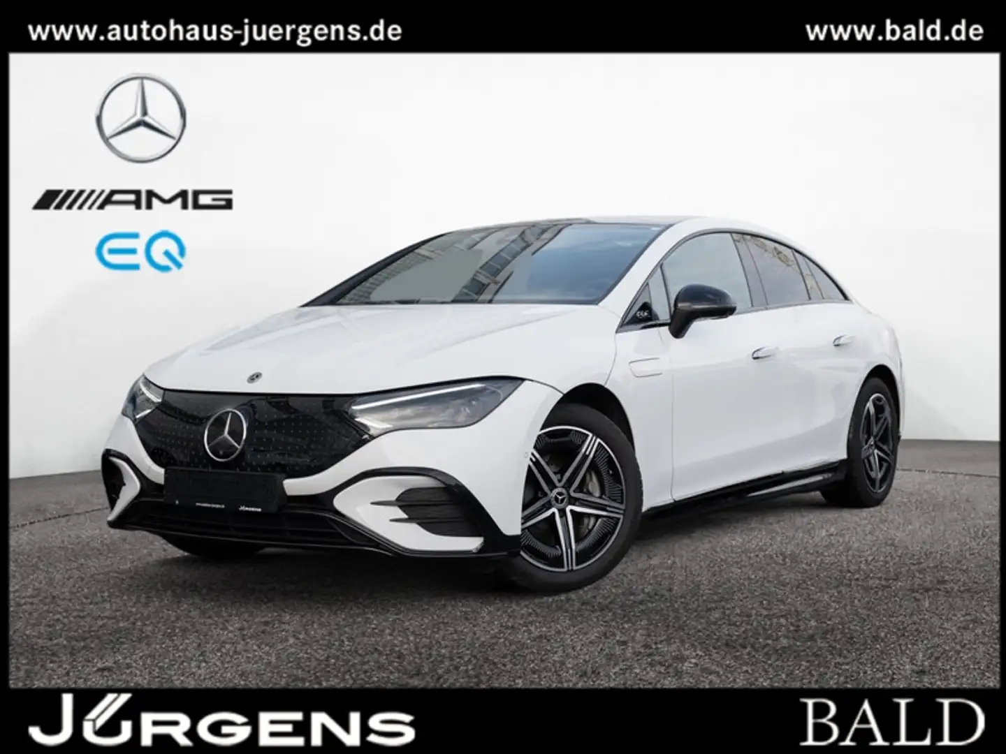 Mercedes-Benz EQE 350 4M AMG-Sport/Pano/Burm/Night/Memo/Distr Weiß - 1