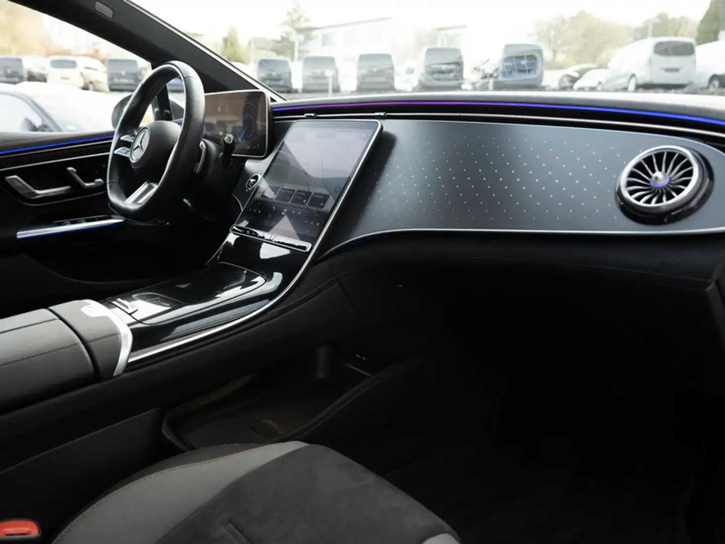 Mercedes-Benz EQE 350 4M AMG-Sport/Pano/Burm/Night/Memo/Distr Weiß - 2