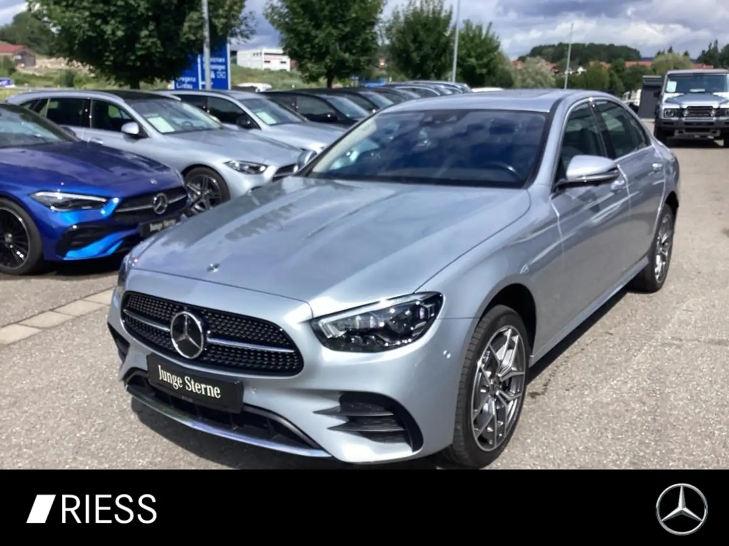 Mercedes-Benz E 400 d 4M AMG+Fahrass.P+Multib.+Kamera+AHK+Air. Argent - 1