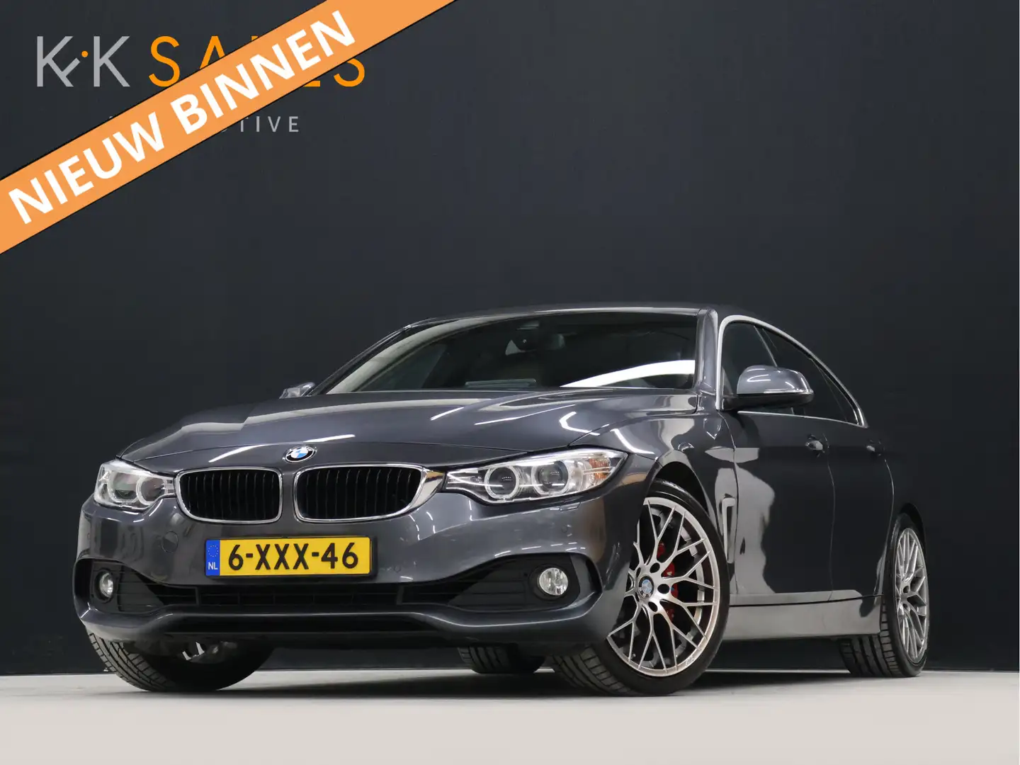 BMW 420 4-serie Gran Coupé 420i High Executive [TREKHAAK, Gris - 1