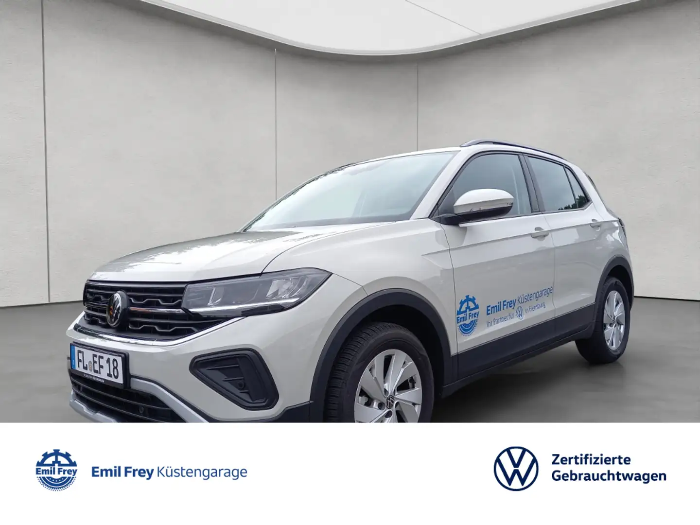 Volkswagen T-Cross 1.0 l TSI -Life- 5-Gang Grijs - 1