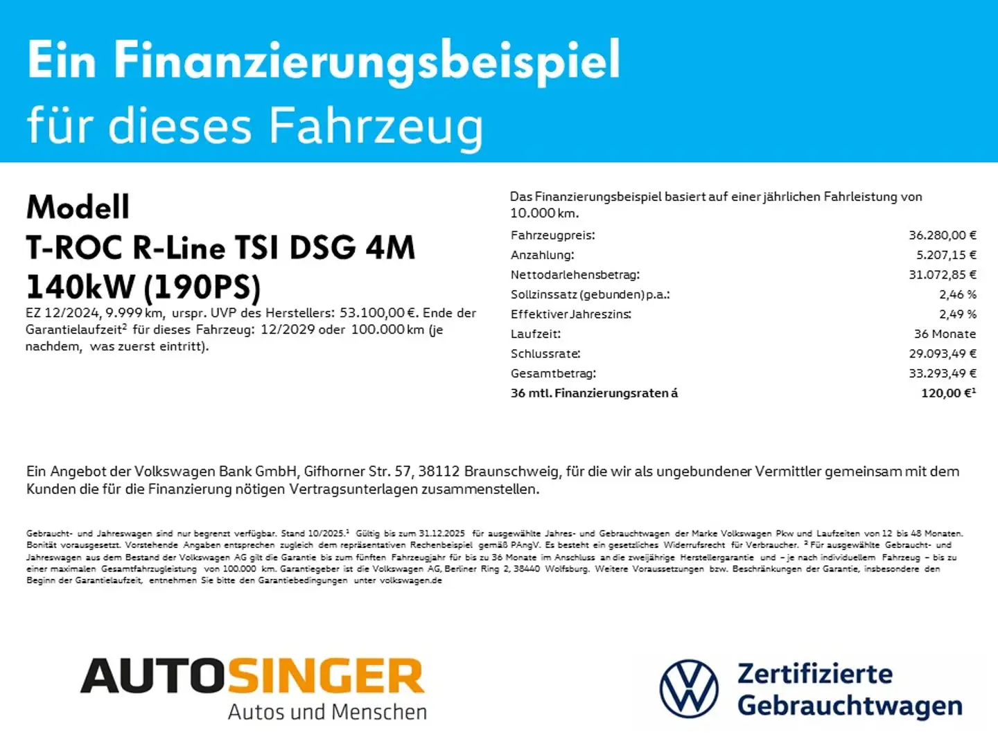 Volkswagen T-Roc R-Line TSI DSG 4M *AHK*STDHZ*NAVI*LED*PDC* Blau - 2