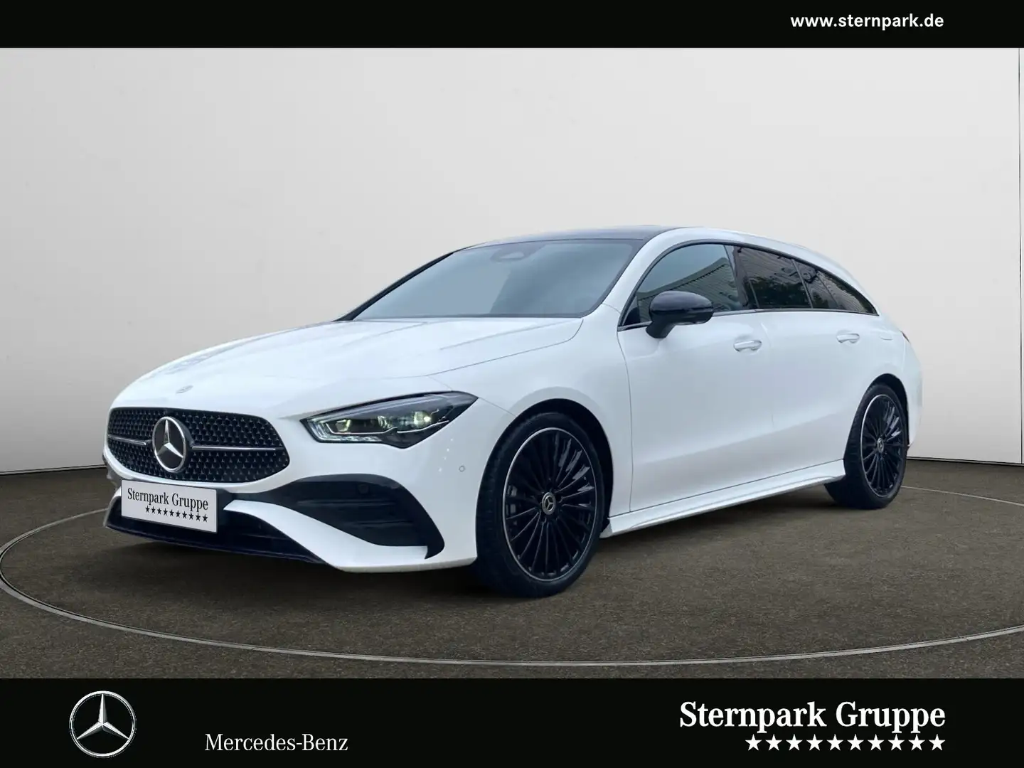 Mercedes-Benz CLA 180 CLA 180 SB AMG Premium Plus +Leder+Burmester+19" Blanc - 1