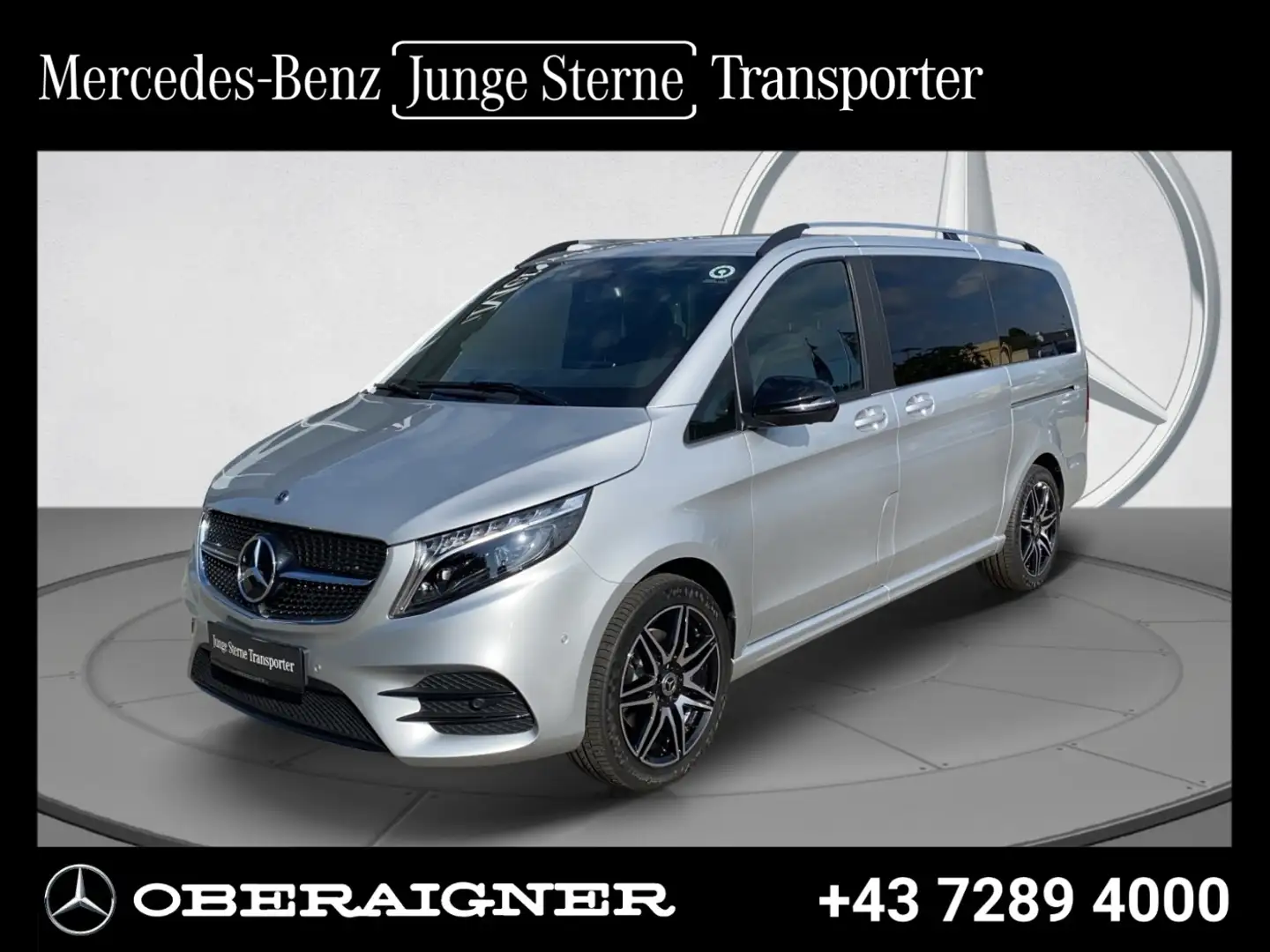 Mercedes-Benz V 300 d 4MATIC EXCLUSIVE Lang AMG Night Pano Silber - 1