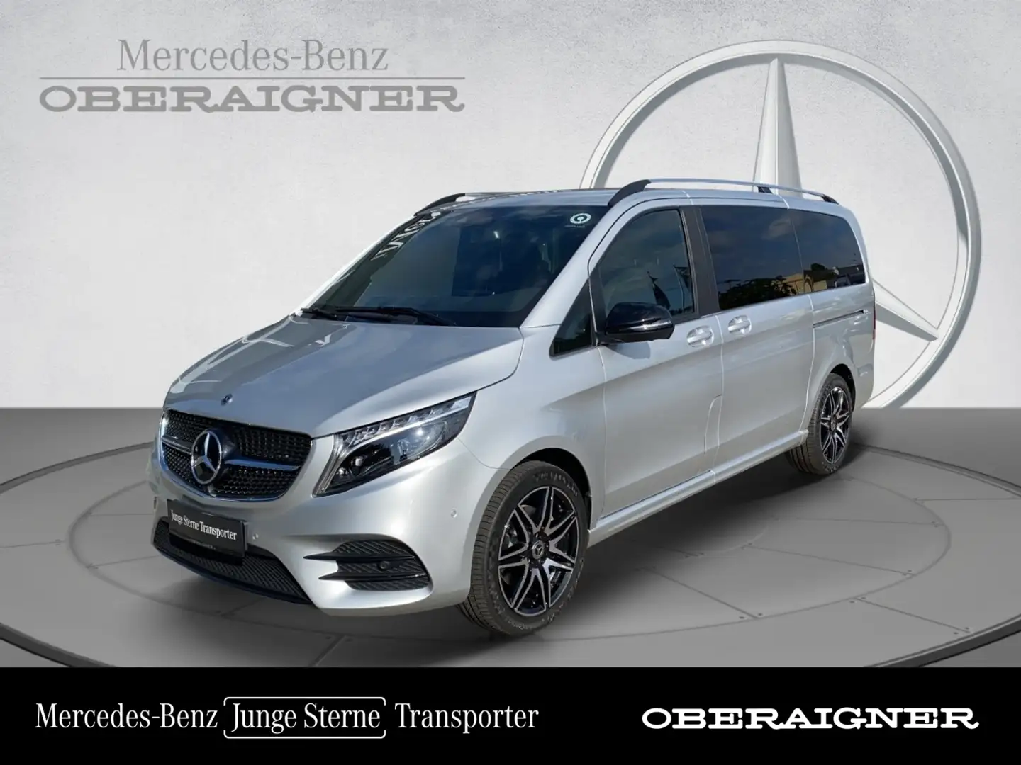 Mercedes-Benz V 300 d 4MATIC EXCLUSIVE Lang AMG Night Pano Argent - 1