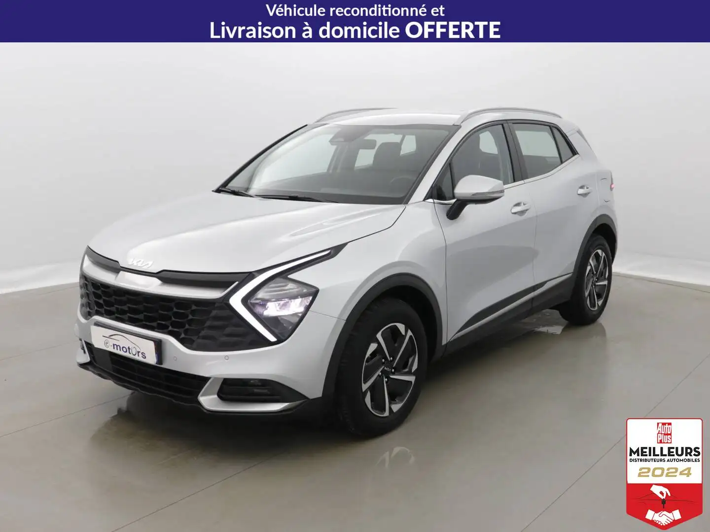 Kia Sportage 1.6 T-GDi 230 ISG Hybride BVA6 Active Gris - 1