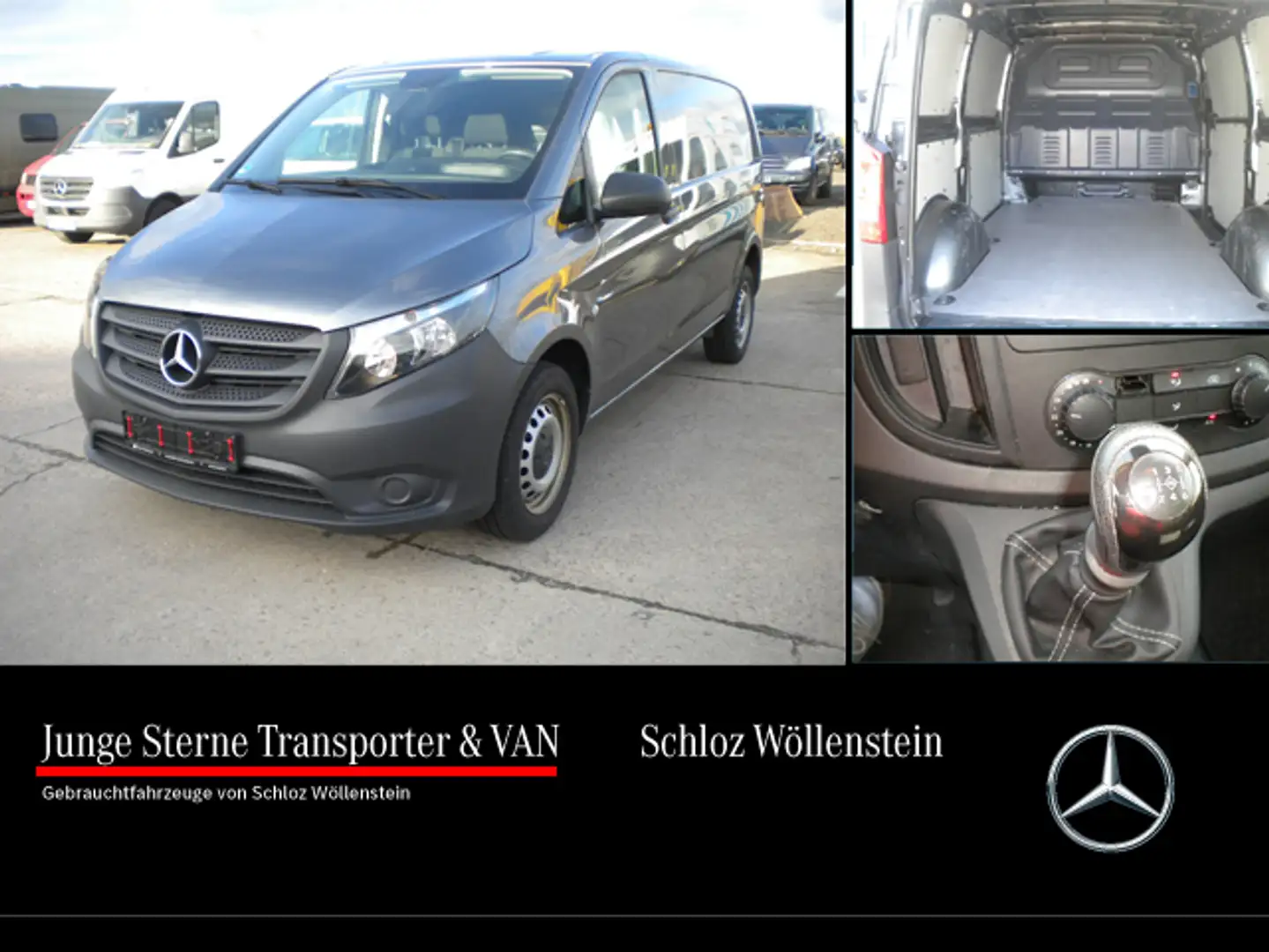 Mercedes-Benz Vito 110 Kasten Kompakt Klima*Radio*3xSitz* Grau - 1