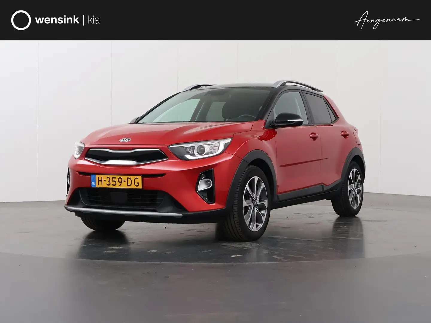 Kia Stonic 1.0 T-GDi DynamicPlusLine | Keyless | Navigatie | Rood - 1