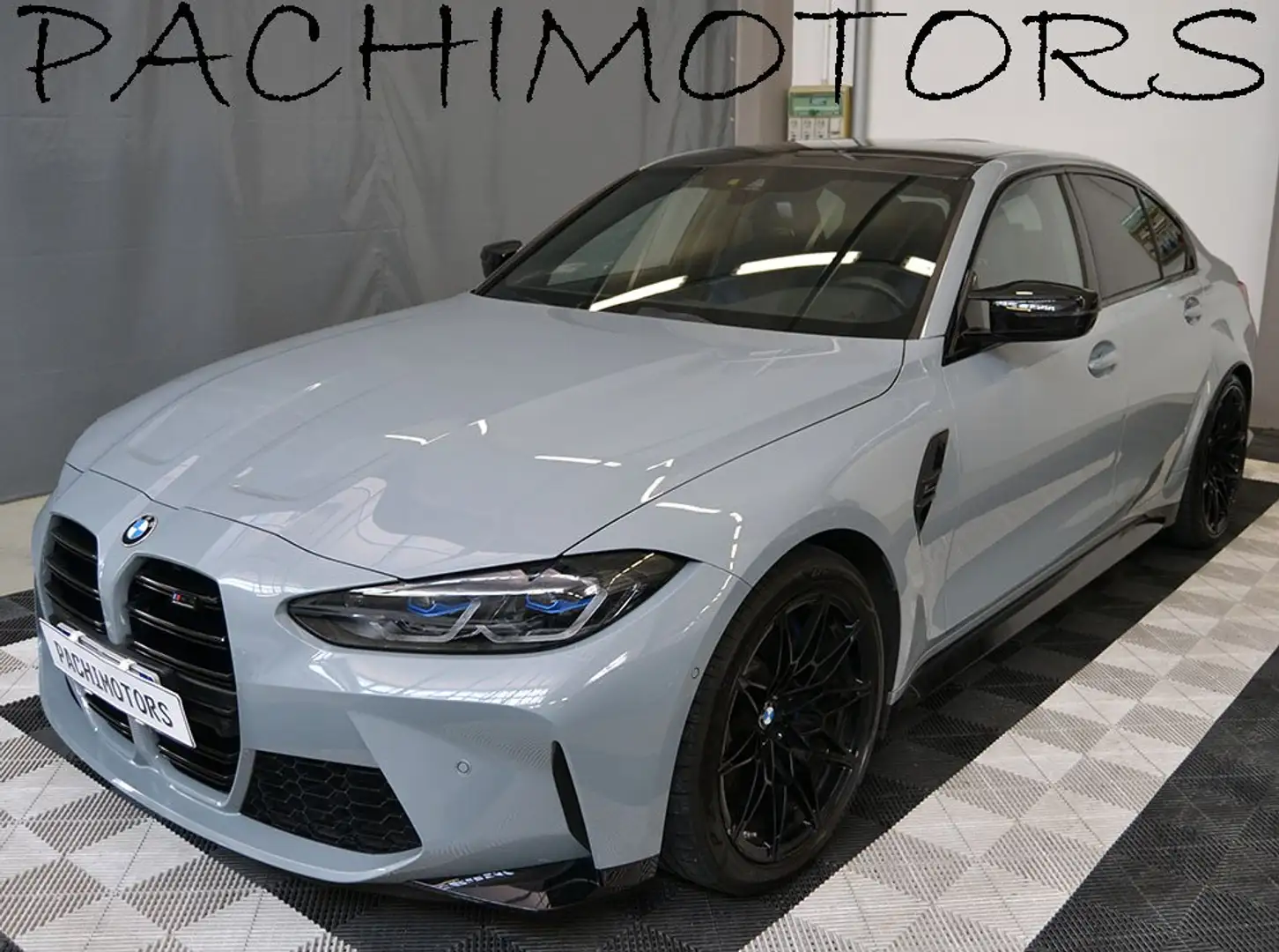BMW M3 Competition Unico Proprietario Iva Esposta Grigio - 1