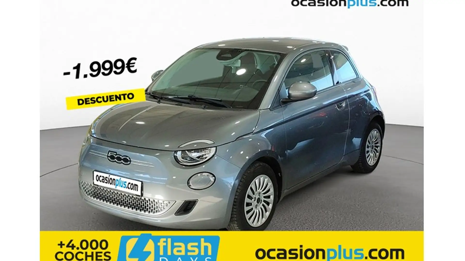 Fiat 500e 70Kw Action Gris - 1