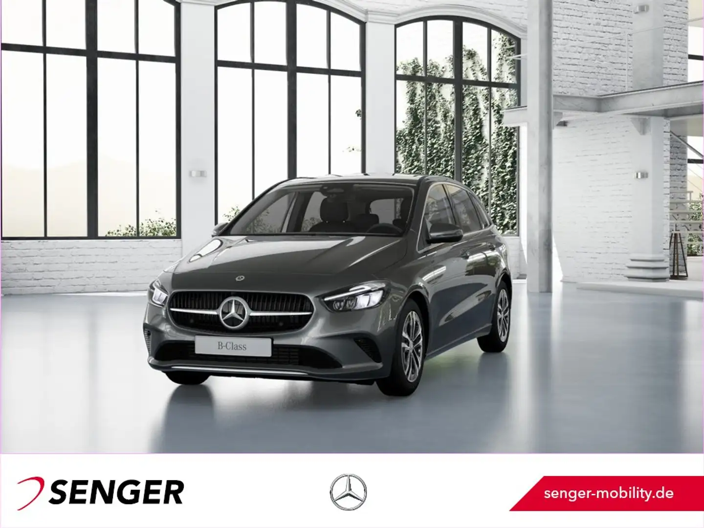 Mercedes-Benz B 200 d Progressive Kamera Tempomat LED MBUX 17" Gris - 1