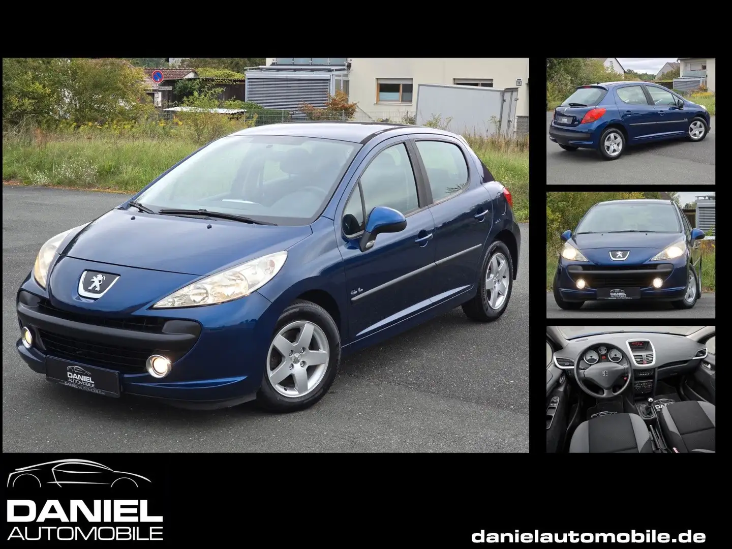 Peugeot 207 HDI 90 Urban Move 5 TÜRIG+KLIMA+TÜV:03/2027 Blau - 1