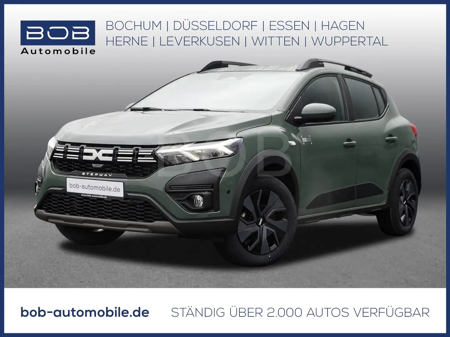 Dacia Sandero Stepway Expression ECO-G 100 NAVI SHZ Grün - 1