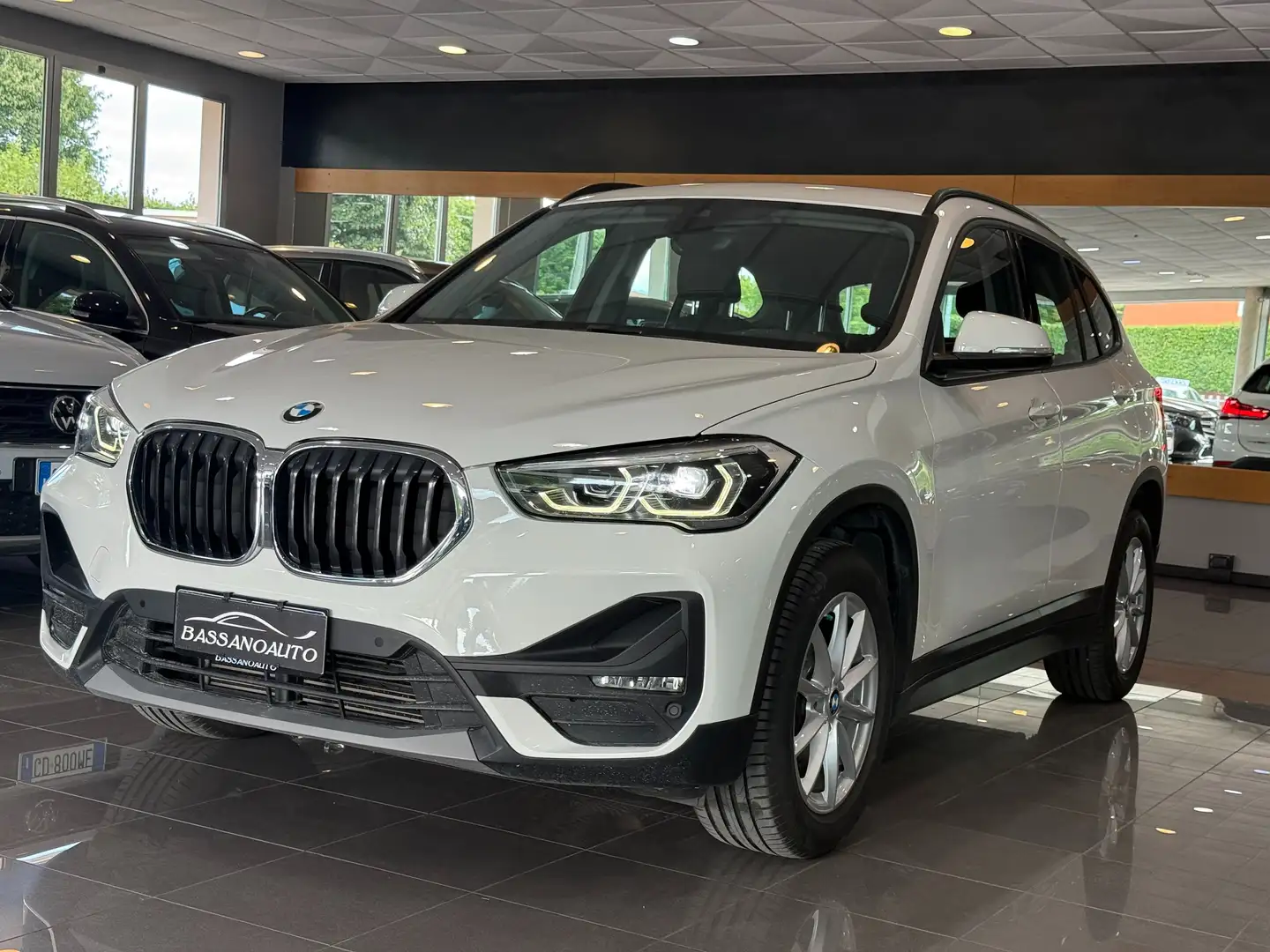 BMW X1 X1 F48 2019 sdrive16d auto Bianco - 1