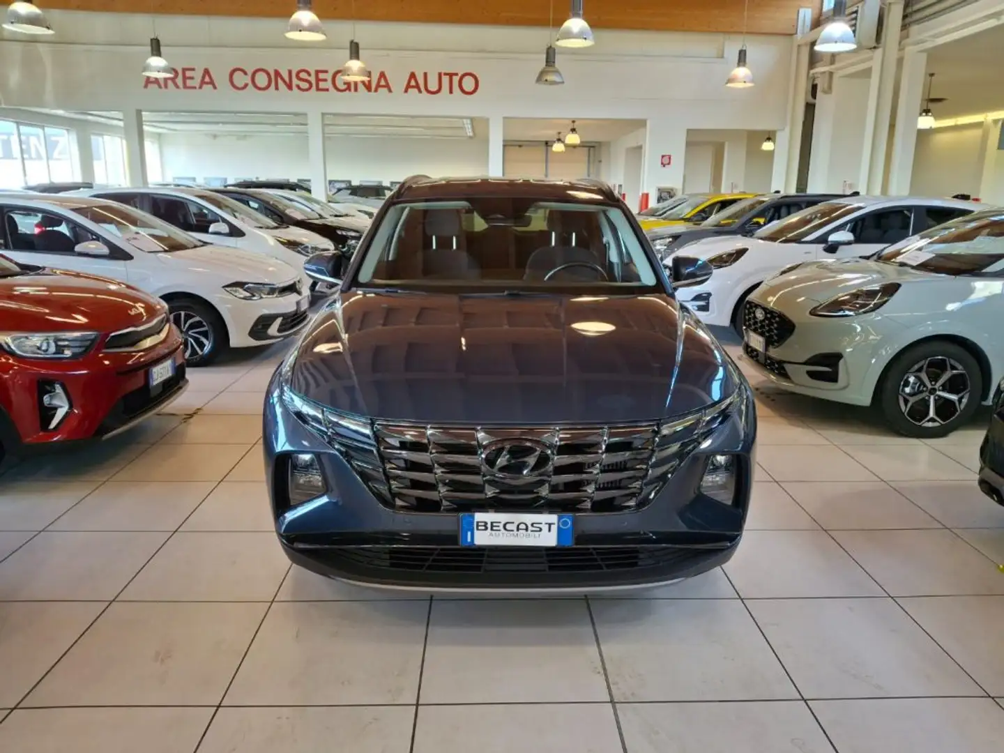 Hyundai TUCSON 1.6 CRDI 48V XLine - PROMO K73 Grijs - 2