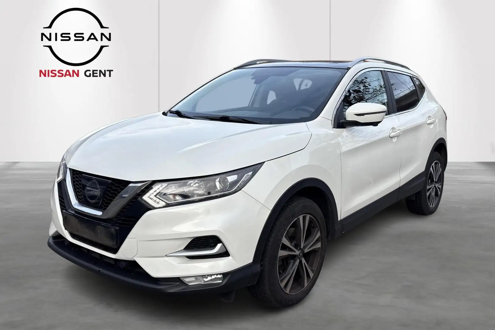 Nissan Qashqai GPS+360°CAMERA+AUTOM AIRCO BENZINE + GARANTIE Blanc - 1