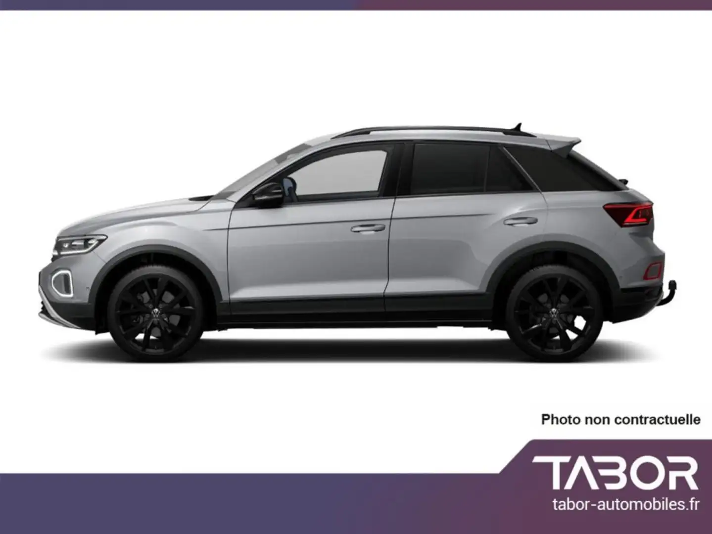 Volkswagen T-Roc 150 DSG Style BlackP Matrix Argent - 2