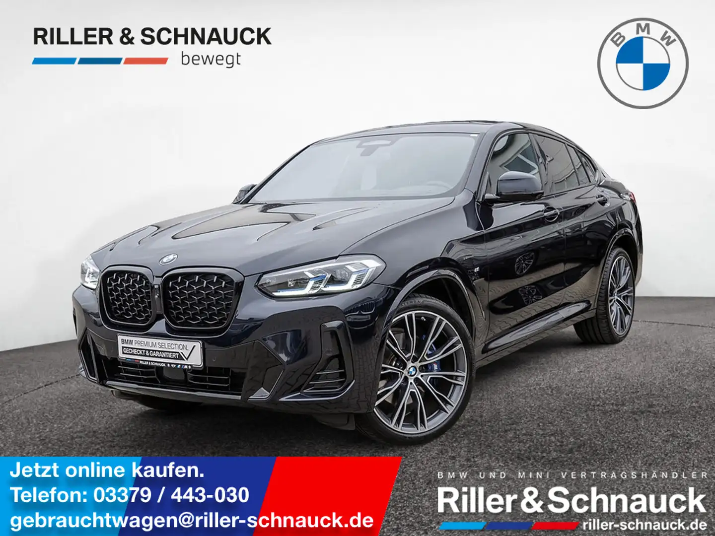 BMW X4 xDrive 30d M-Sport HUD STANDHZ LASER 360° Schwarz - 1
