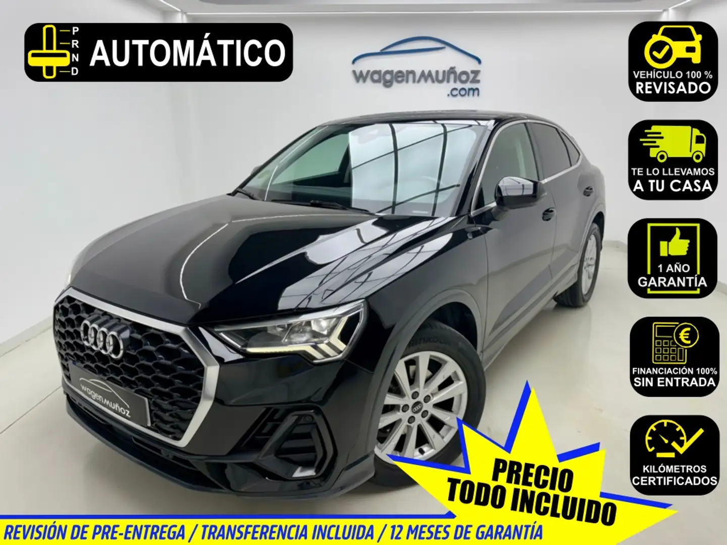 Audi Q3 Sportback 35 TDI Advanced S tronic Negro - 1