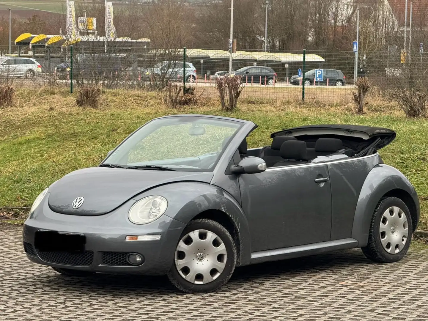 Volkswagen New Beetle Cabriolet 1.4 Tüv Neu 1 Hand Grijs - 2