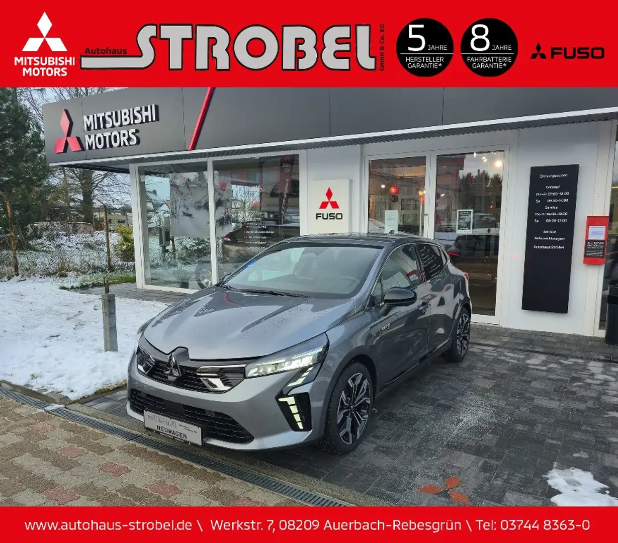 Mitsubishi Colt TOP 1.6 Hybrid*3-NAVI*SITZHEIZUNG*KLIMA* Gris - 1