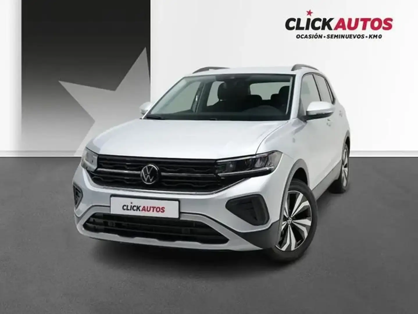 Volkswagen T-Cross 1.0 TSI Más Aut. 85kW Plateado - 1