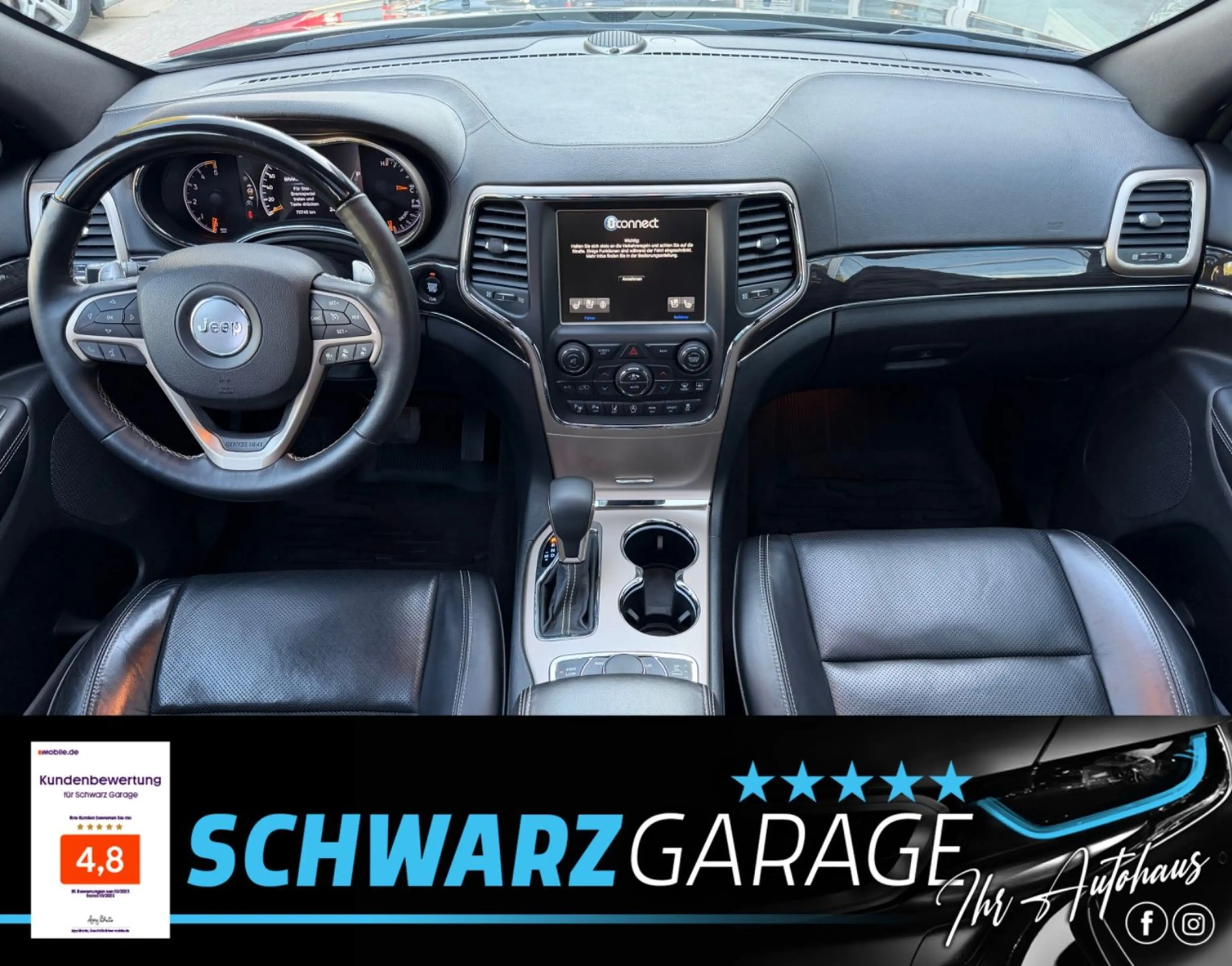 Jeep Grand Cherokee 3.0 CRD Overland*1.HAND*NAVI*SHZ* — photo 9