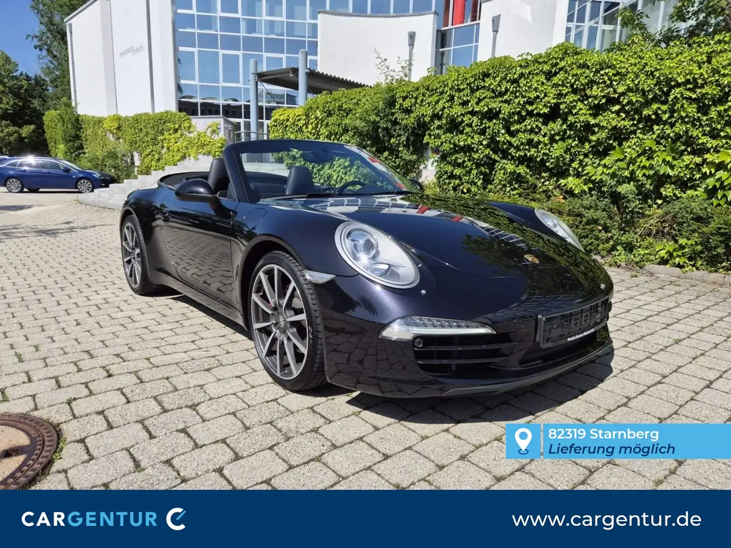 Porsche 991 Carrera S Cabrio|Sp.Chrono|SpoAga|Vollleder Schwarz - 1