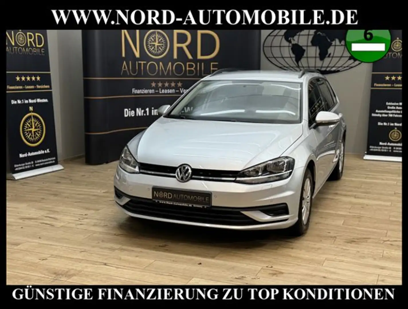 Volkswagen Golf Variant Trendline 1.6 TDI Navi*Klima*SHZ* Trendline srebrna - 1